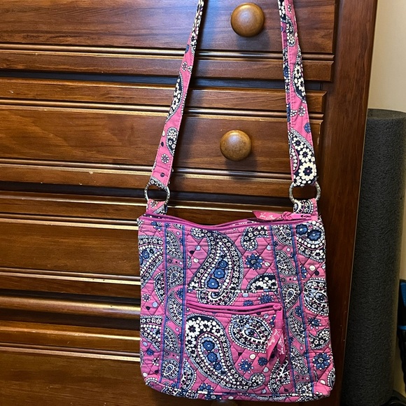 Handbags - Vera Bradley Pink Paisley Shoulder Bag